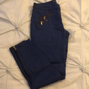 Zara 7/8 Pant in blue sz 8